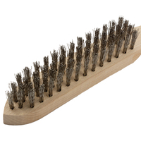 Stainless Steel Wire Brush - Wooden Handle 4 Row S/S