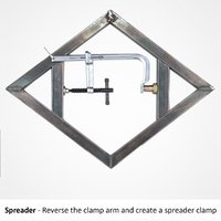 5 x Strong Hand Utility Clamp 4-IN-1 - 265mm x 140mm