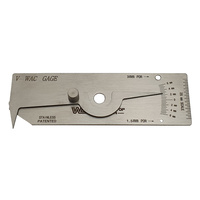 V-WAC Gage Single Weld Seam Test - Welding Gauge Inspection Metric Stainless Steel