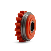 Kemppi Style Lower and Upper Drive Rollers 1.2mm V Groove Orange - 1 Pair