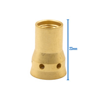 Kemppi W011483 Contact Tip Adapter Brass M10x1 - 5 Pack