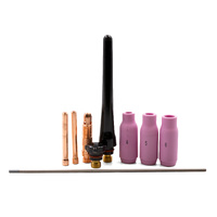 4m WP17 with Valve TIG Torch to Suit Cigweld Machines with 8 Pin Connector - Suits WS, TM & BV