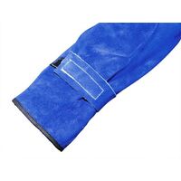 5x Medium Weldclass Welding Jackets - PROMAX BLUE Leather