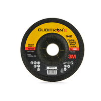 3M 125mm / 5" x 3mm 36 Grit Cubitron 2 II Flexi Grinding Disc 14443 - 10 Pack