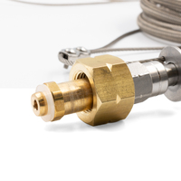 COBRA Pipeline System 1m - Acetylene High Pressure Hose for Cylinder to Manifold Connection