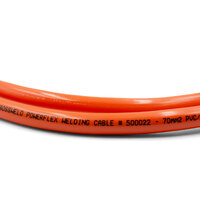 650A 25cm Welder Generator Lead Connector Tails - 70mm² Cable - Pigtail - Lincoln K10376