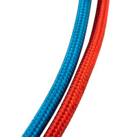 3mm Braided Flexi Hose for Little Torch - 5m  - Red and Blue