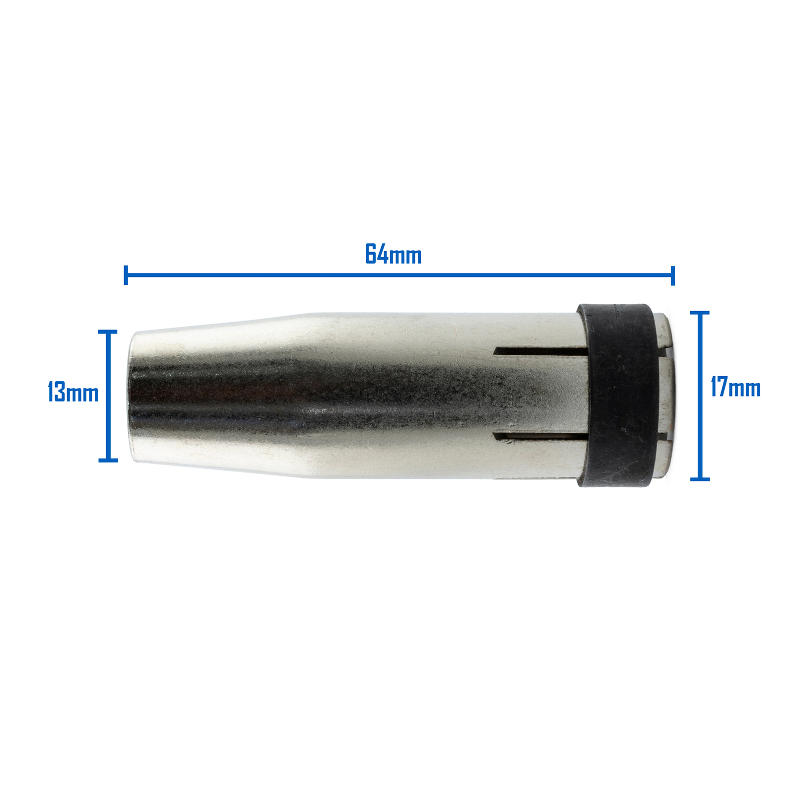5x Binzel Style MB36 Cylindrical MIG Nozzle / Shroud – Premium, NZCY36-5