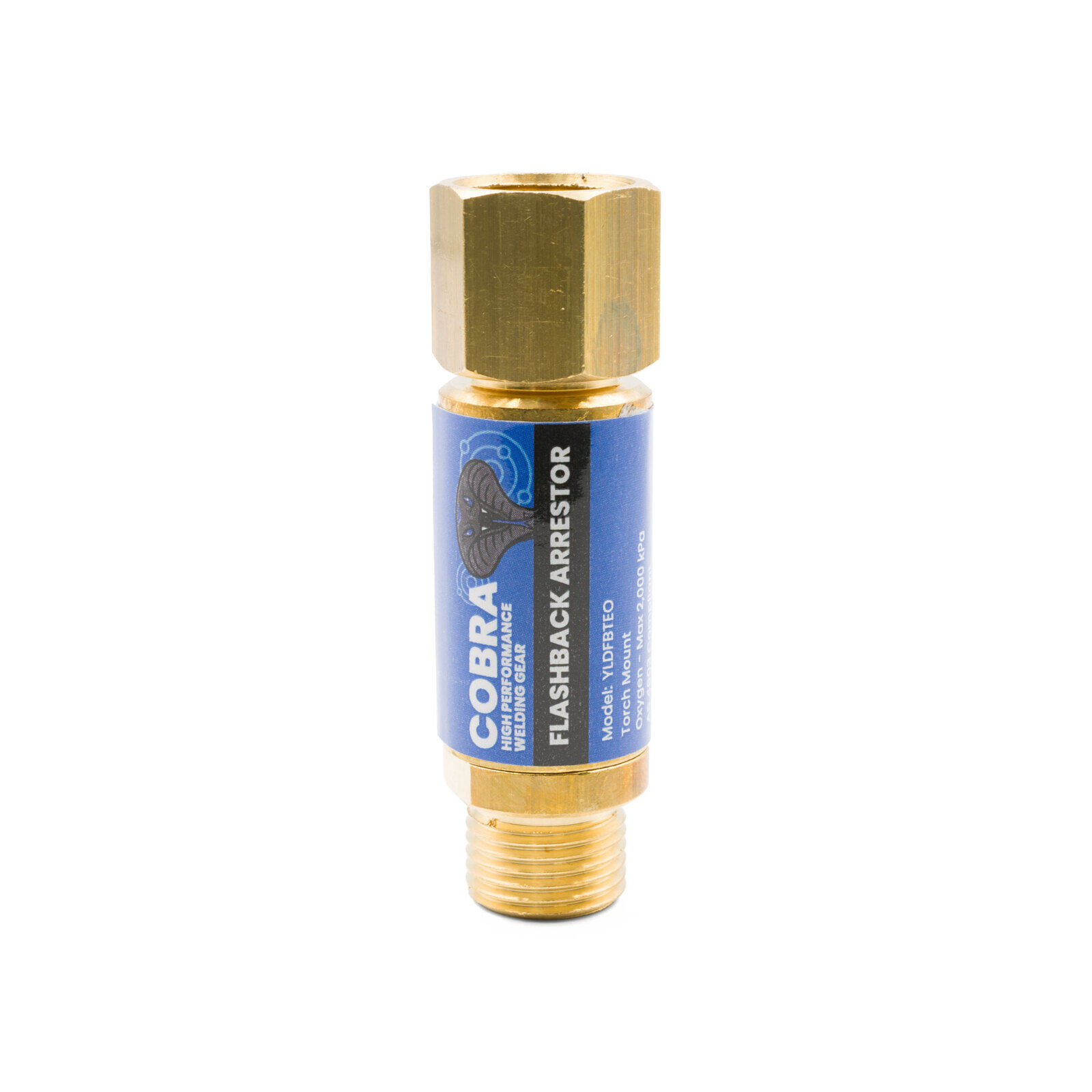 COBRA Oxygen & Fuel Flashback Arrestors – Quick Connect Coupler Set For Regulator & Torch