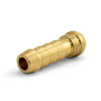 1/4 BSP Nut and Tail Brass Barb fitting for 5mm Hose - Fits Lincoln Powercraft 200M K69074 - 1 Each