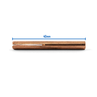 WP-9 | 20 Large Diameter Gas Lens TIG Collets 2.4mm - 5 Each