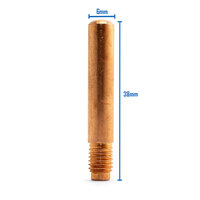 TWECO #2 & #4 Style 14116 1.6mm MIG Contact Tips - 25 Each