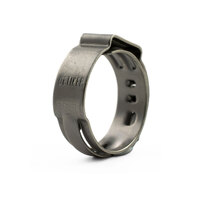Oetiker style Stainless Single Ear Clamps - Stepless - 10.8-13.3mm - 10 Each