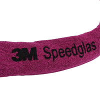 3M Speedglas Universal Flannel Washable Purple Towelling Sweatband - 2 Pack