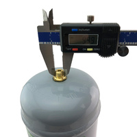2 x Disposable Nitrogen Gas Bottle 2.2 Litre + Regulator & Hose