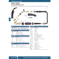 Parweld Bernard Style 300 Amp MIG Gun / Torch - 3.6 Meter - Euro