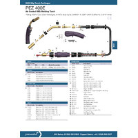 MIG Gun / Torch - 400 Amp - 3 Meter - Bernard Style - Euro - Parweld Premium