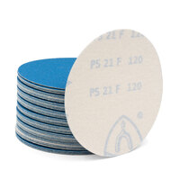 Klingspor 125mm Velcro Backing Sanding Disc Pad PS 21 FK 5" 120 Grit - No Dust Holes - 50 Each