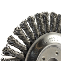 Klingspor 125mm x 6mm x 22.23mm Pipeline Mild Steel Wheel Brush - 5 Each
