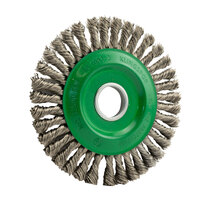 Klingspor 125mm x 6mm x 22.23mm Pipeline Stainless Steel Wheel Brush - 2 Each