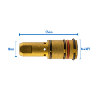 Bernard MIG Gas Diffuser / Head - 5 Pack - 4235 for Long Tips Suits 200-300 Amp Torches