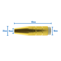 Bernard 300 Amp MIG Nozzle / Shroud 4295 Pipeline - 2 Pack