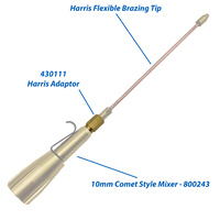 Harris Adaptor for Gas Mixer TH119 to Suit Flexible Brazing Tips - 430111 
