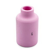 TIG Ceramic Cup / Nozzle #6 GAS LENS - 5 Each - WP-17 /18 / 26 