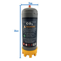 Disposable Gas Bottle PURE CO2 - 2.2 Litre - Combo Kit MIG