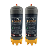 Disposable Gas Bottle Combo PURE CO2 - 2 Bottle Kit