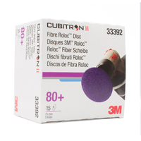 3M Cubitron 2 II 80 Grit 75mm Roloc Fibre Disc 786C 33392 - 15 Each