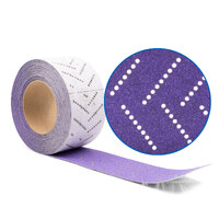 3M 34442 Hookit Purple Clean Sanding Sheet Roll 3" 80+ Grit Cubitron 2 II 70mm x 12m
