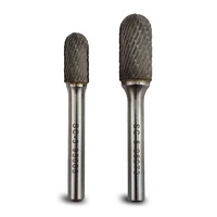 Bordo 5 Piece #5 Express Cut Tungsten Carbide Die grinder Burr Set - 1/4" Shank - 6400-S5 