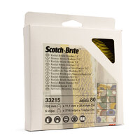3M 61500187770 150mm x 12mm Scotch-Brite 80 Grit Curved Radial Bristle Brush