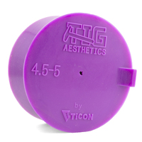Purple Silicone Purge Plugs (4.5" Pipe / 5" Tube) - TIG Aesthetics by Ticon - Pack of 2