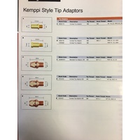 Kemppi Style MIG Contact Tips 1.2mm - 10 Each - M8