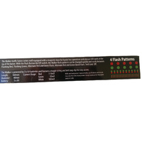 Traffic / Warning Baton - 19 x LED - Red and Green - 1500m visibility - Walker