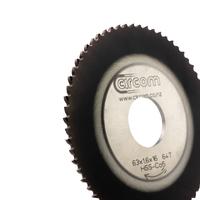 HSS Cutting Saw Blade - 63mm x 1.6mm - TIALN Coated 64 Teeth