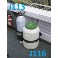 NobleFix Curved Bottle Brackets with 400mm Strap