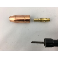 Lincoln Style MIG Spool Gun - 3 Meter 180 Amp Combo with Wire and tips. 
