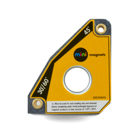 Stronghand Magnet Mini-Mag 59 x 51 x 16mm Pull Force 10KG - Pack of 6