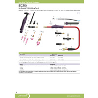 WP9 TIG Torch Body / Head With Valve