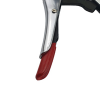2 x Strong Hand Locking C-Clamp Pliers 165mm Long with Swivel Pad Ends