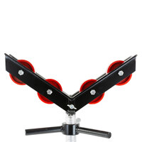 300mm (12") Large V-Head Steel Rollers for Pipe Stand 8,580 lbs (3,900kg) Load Rating