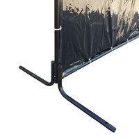 COBRA - 1.8 x 3.4m Green Welding Curtain / Screen and frame Combo