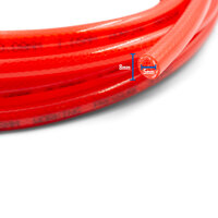 5mm Red Water Hose for WP18 TIG Torch -  4 Meter Length