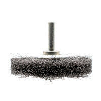 Crimped Spindle Wheel Brush 75mm - 6mm Shaft for Drills and Die Grinders - 3 Each