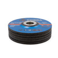 100 x Cobra 5" x 6mm Grinding Disc - INOX Steel - 125mm