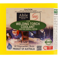 Welding Torch or Gun Coolant - MIG, TIG, LASER -  Industrial grade - 5 Liters