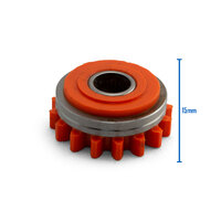 Kemppi Style Lower and Upper Drive Rollers 1.2mm U Groove Orange - 1 Pair